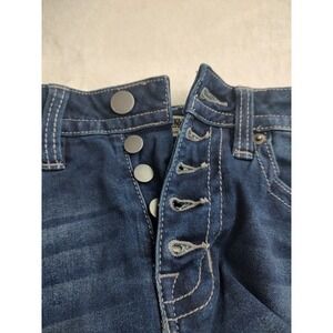 Rock & Roll Denim Women's High Rise Flare Jeans W25 L32 Dark Wash Extra Stretch